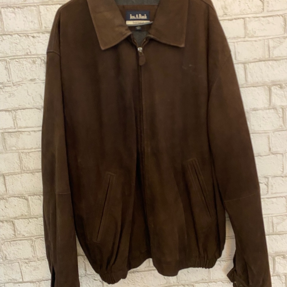 Jos. A. Bank Genuine Leather Flight Jacket